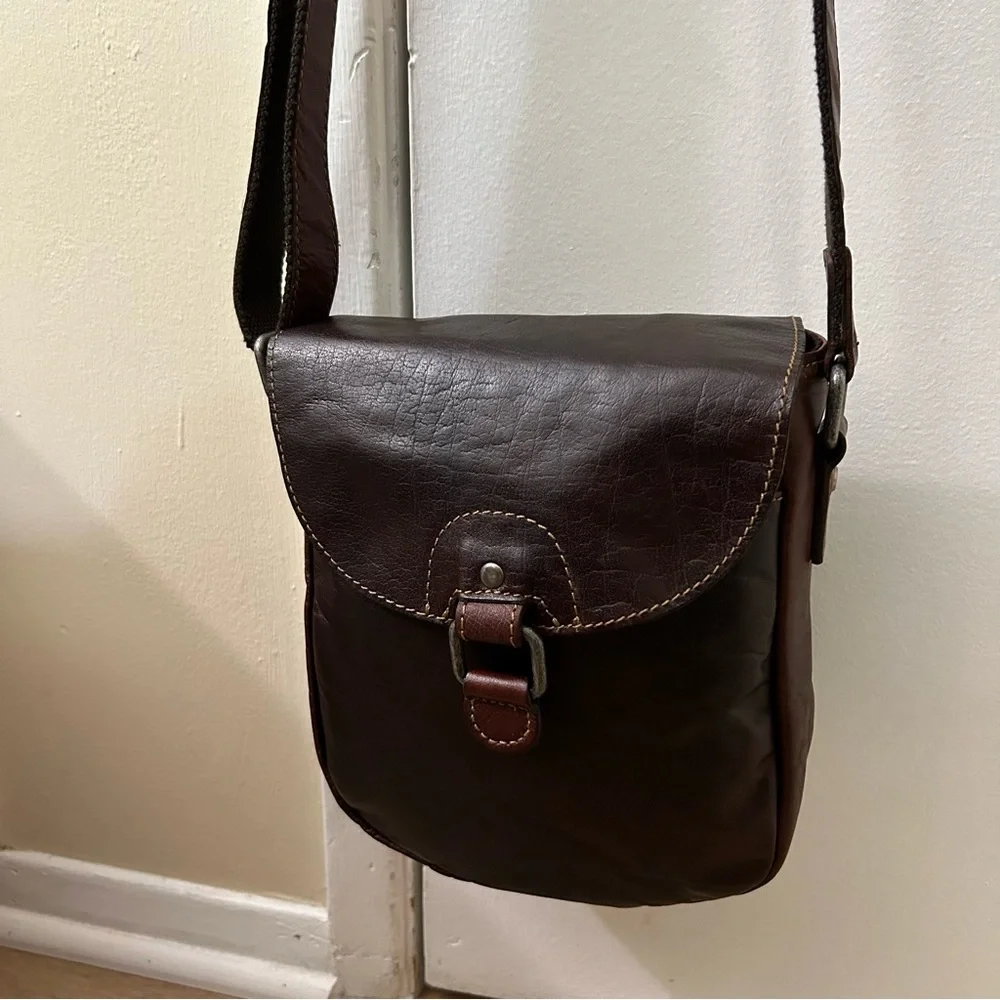 JACK GEORGES, Voyager Collection, Horseshoe Brown Buffalo Leather
